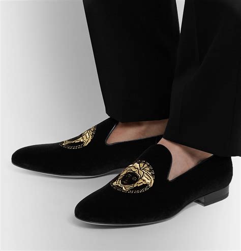 versace sloffen|versace designer loafers.